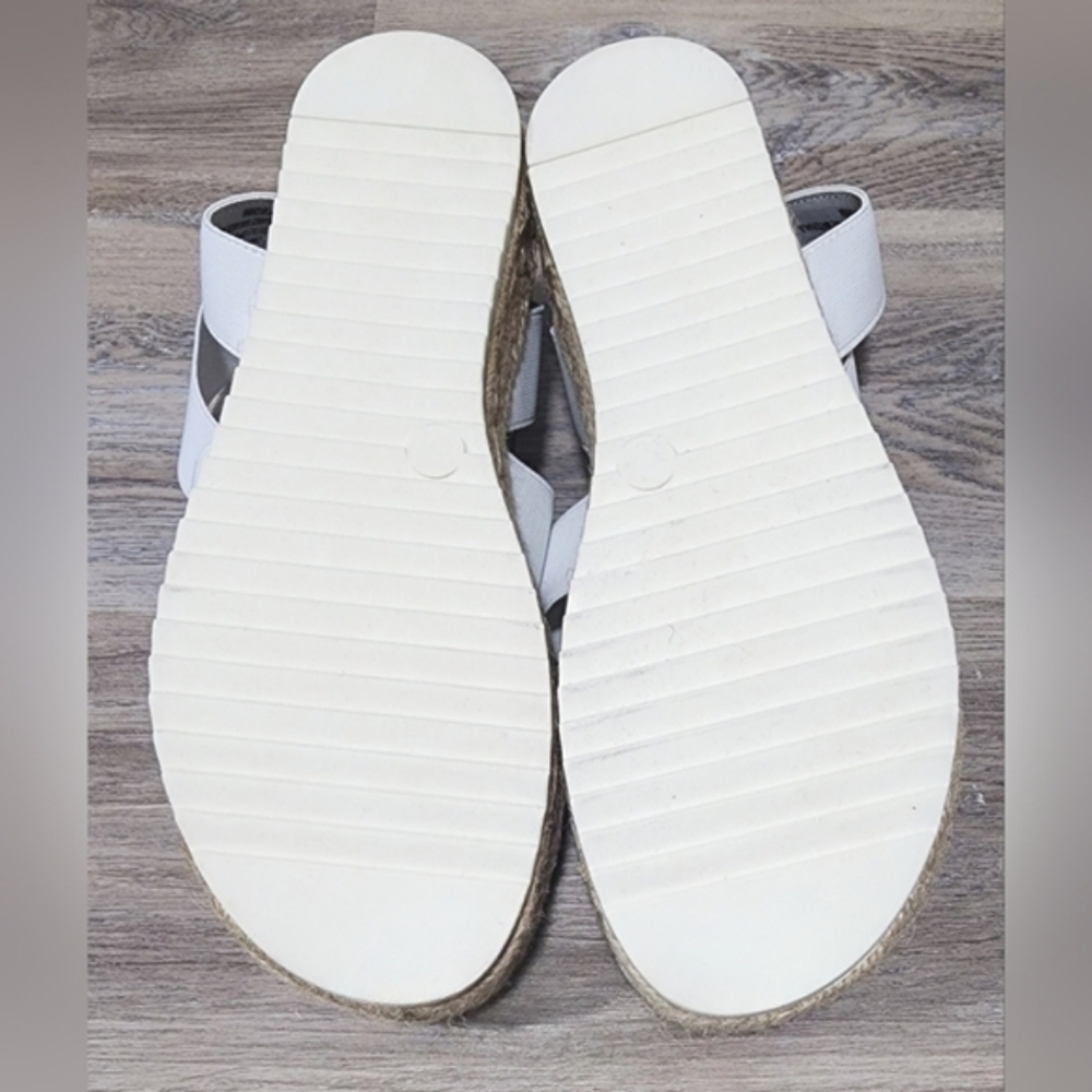 Madden Girl Women's Carly Espadrille Wedge Sandal White Size 7 - New in Box - Picture 8 of 11